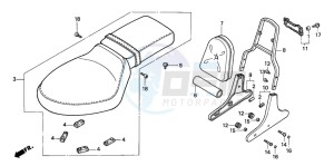 VT600CD drawing SEAT