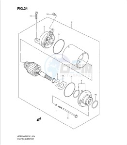 GSF650/S drawing STARTING MOTOR