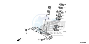 CB1000RAD CB1000R ABS E drawing STEERING STEM