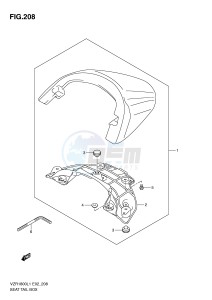 VZR1800 (E2) INTRUDER drawing SEAT TAIL BOX (VZR1800UFL1 E19)