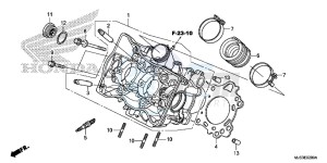 NC750JF Vultus - NC750J Europe Direct - (ED) drawing CYLINDER HEAD