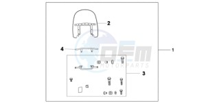 VT750CA9 Europe Direct - (ED / MK) drawing CUSTOM WINDSHIELD