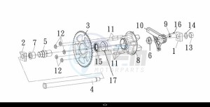 MAXSYM TL 500 (TL47W1-EU) (L9) drawing FINAL DRIVEN ASSY.