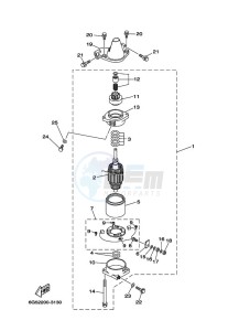 150A drawing STARTER-MOTOR