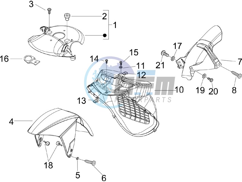 Wheel housing - Mudguard