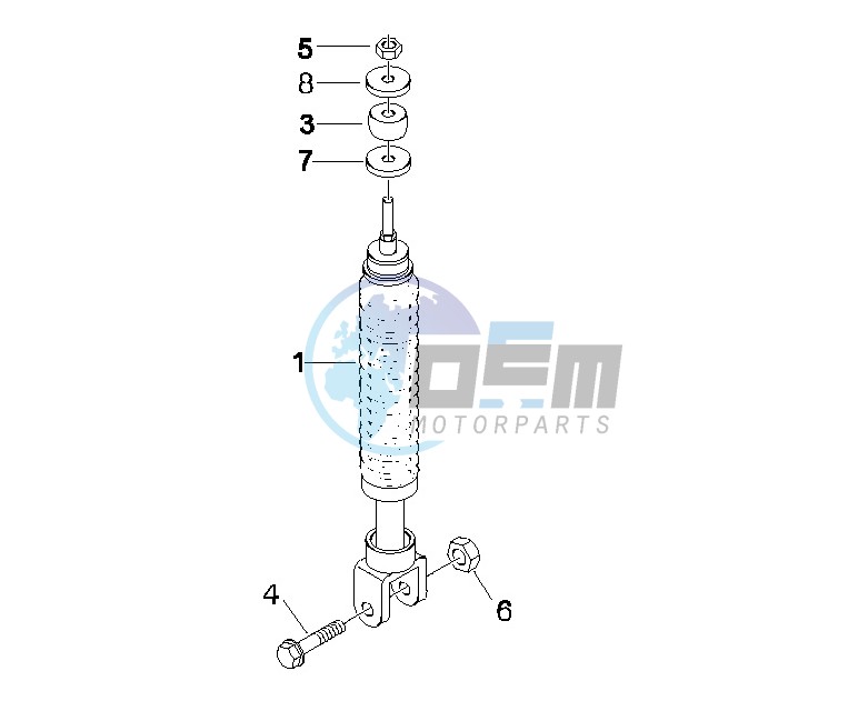 Rear suspension - Shock absorber - s