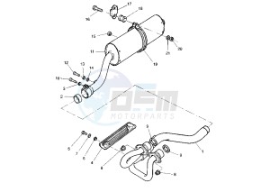 TT R 600 drawing EXHAUST