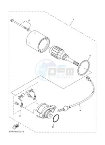 TT-R110E (B516 B517 B518 B518) drawing STARTING MOTOR