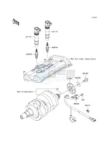 EX 650 A [NINJA 650R] (A6F-A8F) A7F drawing IGNITION SYSTEM