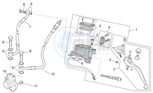 Breva 1200 drawing Clutch control complete