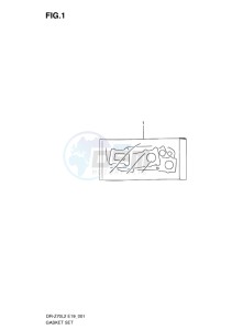 DR-Z70 EU drawing GASKET SET