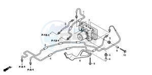 CBF600N drawing ABS MODULATOR