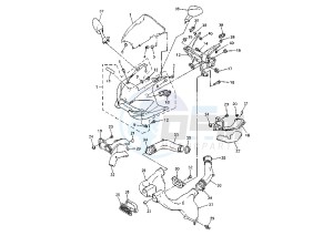 YZF R6 600 drawing COWLING