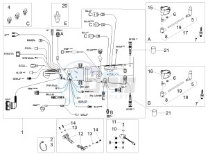 V7 III Special 750 e4 (EMEA) drawing Central electrical system