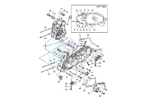 YP MAJESTY 400 drawing CRANKCASE