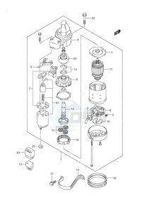 DF 9.9 drawing Starting Motor