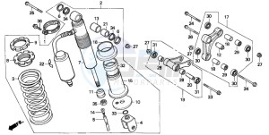 CRM75R drawing REAR CUSHION