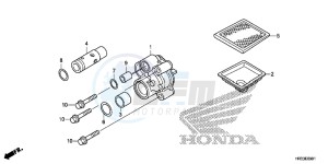 TRX420FM1E TRX420 Europe Direct - (ED) drawing OIL PUMP (TRX420FE1/FM1/FM2/TE1/TM1)