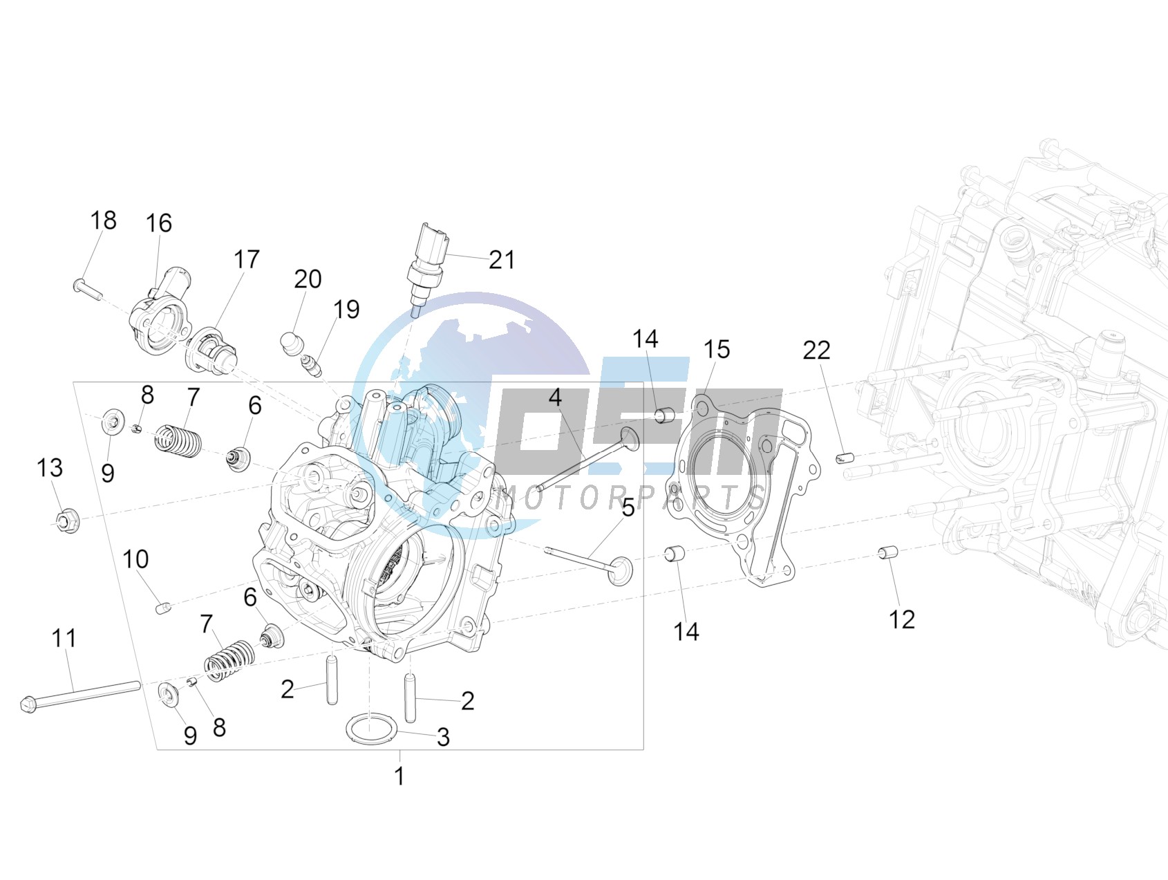 Cylinder head unit - Valve