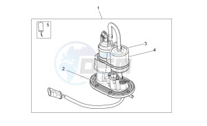 Griso V 8V 1200 drawing Internal fuel pump