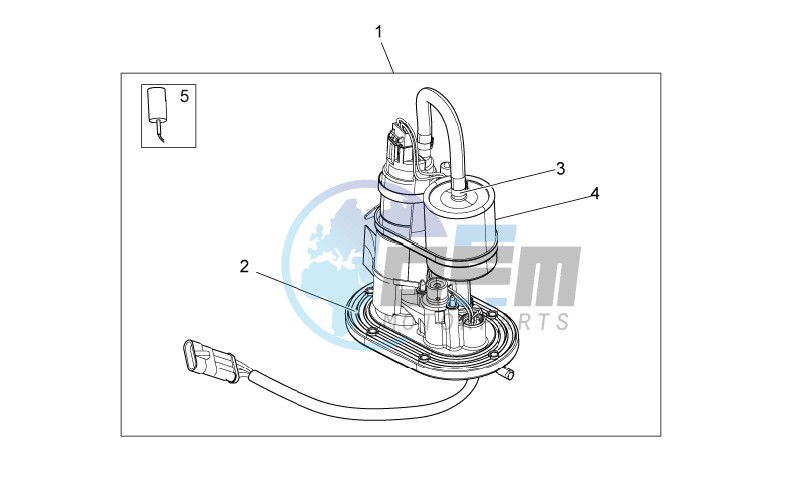 Internal fuel pump