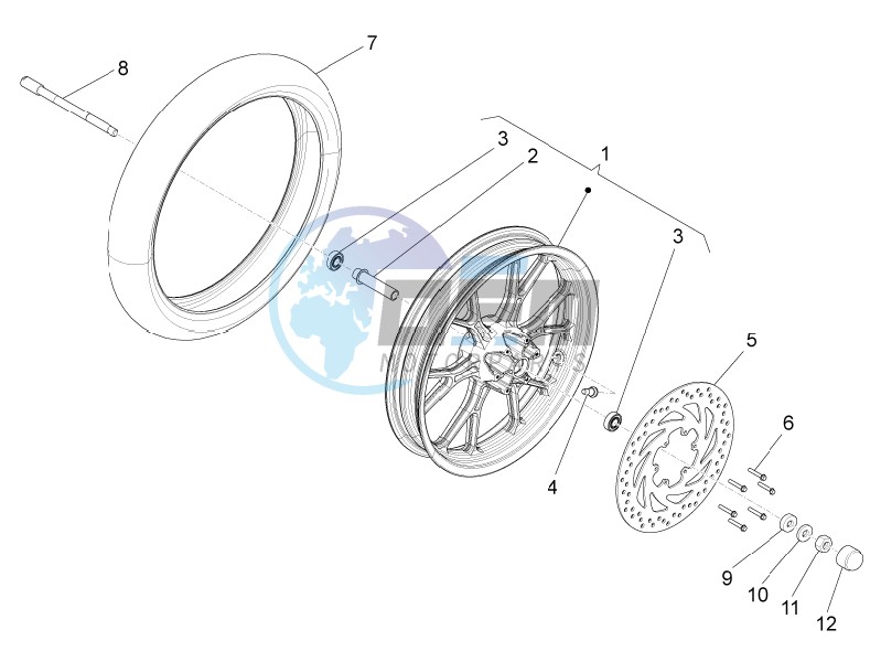 Front wheel