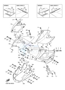 XJ6N 600 XJ6-N (NAKED) (20SJ) drawing SIDE COVER 2