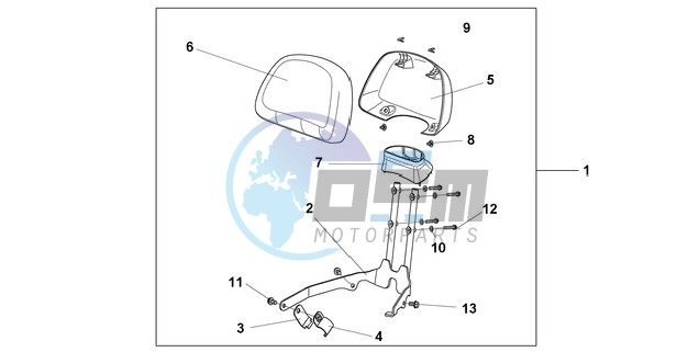 BACKREST *NHA95M*