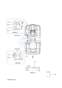 YFM350FWA YFM35FGB GRIZZLY 350 4WD (1NS3 1NS3 1NS4) drawing EMBLEM & LABEL 1