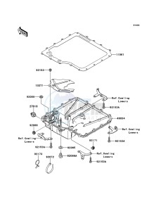 ZZR1400_ABS ZX1400FCF FR GB XX (EU ME A(FRICA) drawing Oil Pan