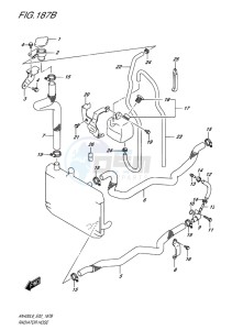 AN400 ABS BURGMAN EU-UK drawing RADIATOR HOSE