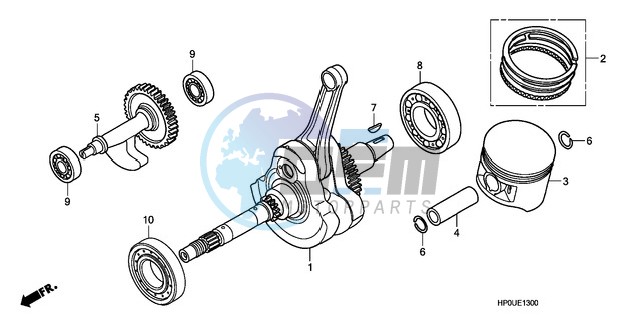 CRANKSHAFT/PISTON