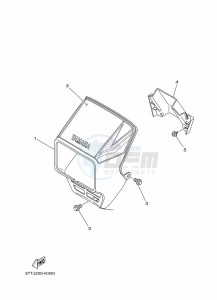 DT125 (3TTV) drawing COWLING 1