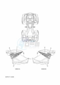 YFM700FWAD GRIZZLY 700 EPS (B4FC) drawing GRAPHICS