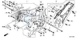 VFR1200XDLF CrossTourer - VFR1200X Dual Clutch 2ED - (2ED) drawing FRAME BODY