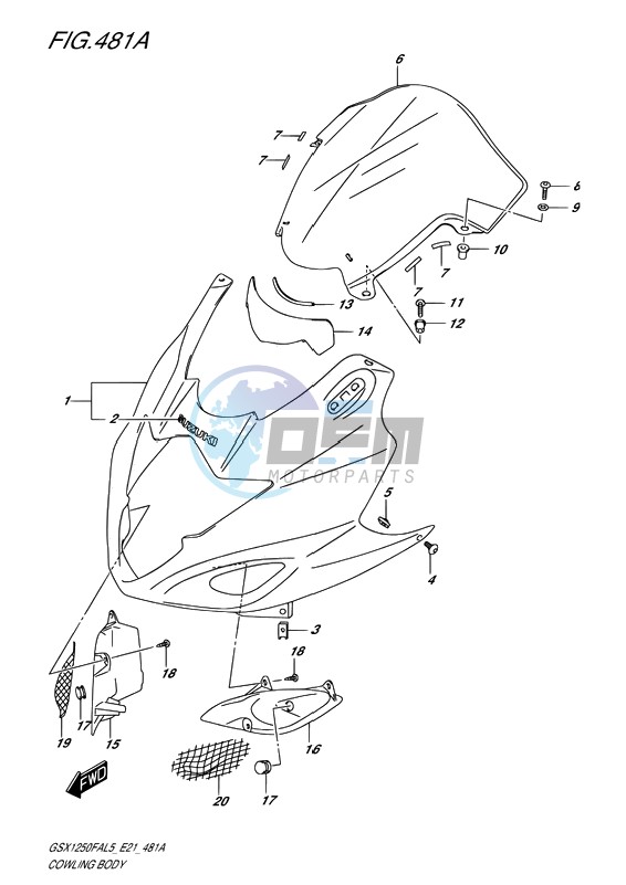 COWLING BODY