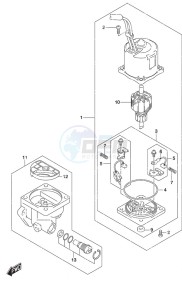 DF 150AP drawing PTT Motor