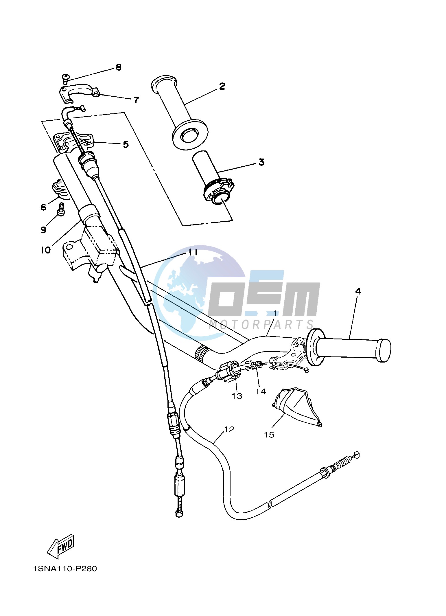 STEERING HANDLE & CABLE