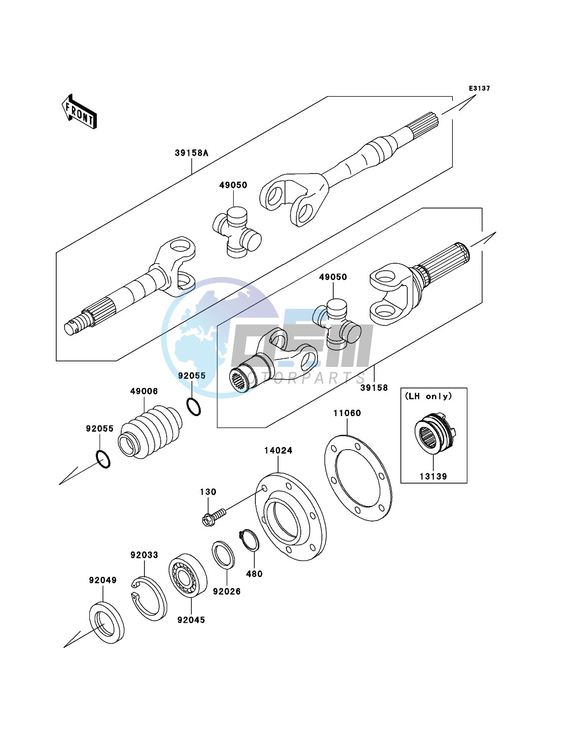 Drive Shaft-Rear