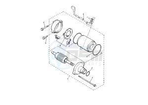 XVZ ROYAL STAR 1300 drawing STARTING MOTOR