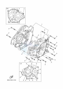 XSR125 MTM125 (BFG1) drawing CRANKCASE