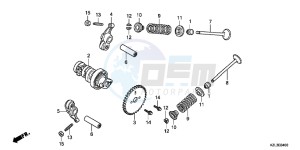 NSC110MPDE NSC110MPDE UK - (E) drawing CAMSHAFT/VALVE