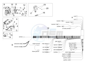 RSV4 1000 Racing Factory L.E. (APAC) (AUS, CP, Ja, MY, NZ, RI, VN) drawing Central electrical system