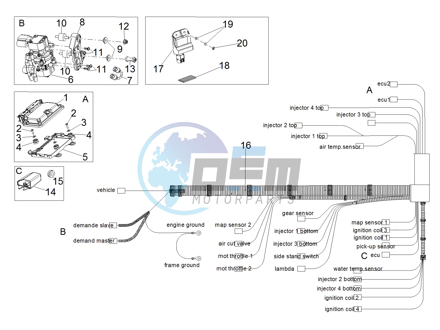 Central electrical system