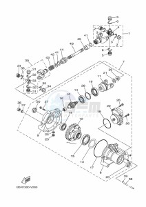 YFM450FWBD KODIAK 450 EPS (BHT4) drawing FRONT DIFFERENTIAL