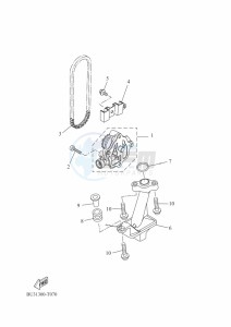 TRACER 7 35KW MTT690-U (B5T2) drawing OIL PUMP