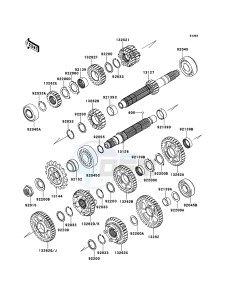 NINJA_ZX-10R ZX1000JDF FR XX (EU ME A(FRICA) drawing Transmission