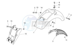 V7 II Stone ABS 750 USA-CND drawing Rear body I- Mudguard