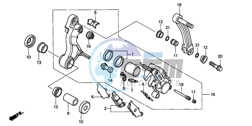 FRONT BRAKE CALIPER