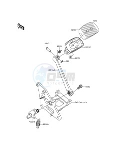 VULCAN 900 CLASSIC VN900BFFA GB XX (EU ME A(FRICA) drawing Brake Pedal